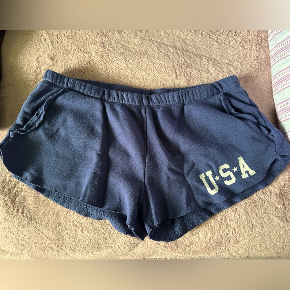 Navy USA Women's Lounge Shorts